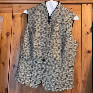 Georgiou sz8/S silver & black vest